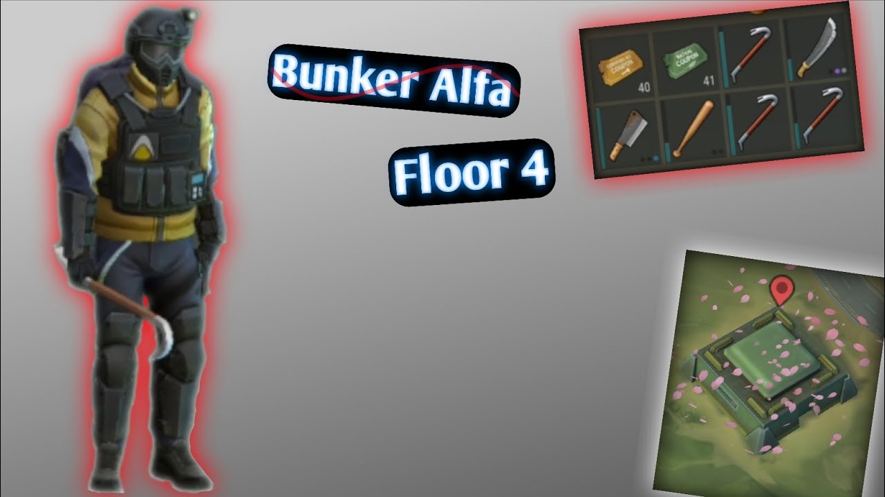 CHEAP WAYS to Clear Bunker Alfa (Floor4) 