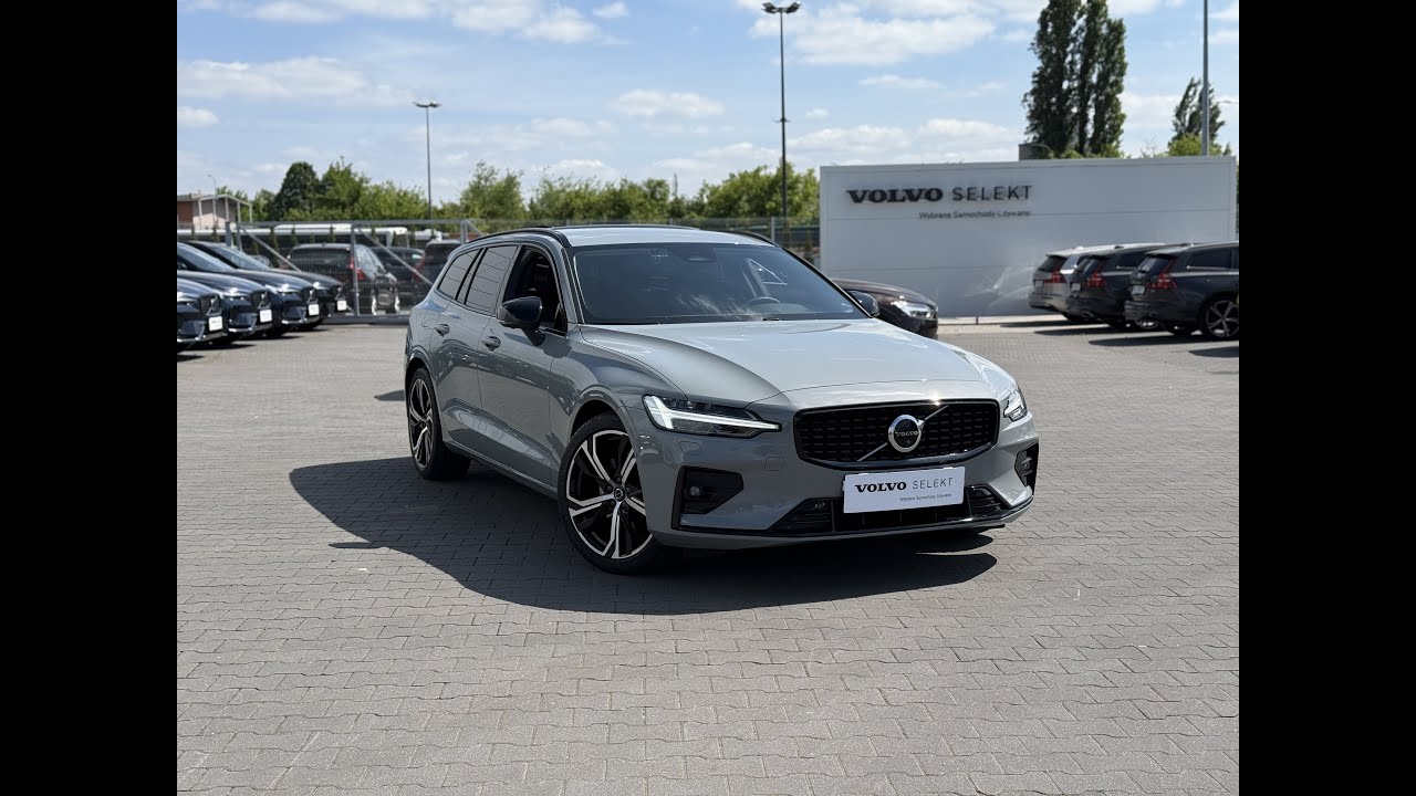 Prezentacja Volvo V60 B4 Benzyna Plus Dark SELEKT. Gwarancja, Salon Polska, Serwis ASO.