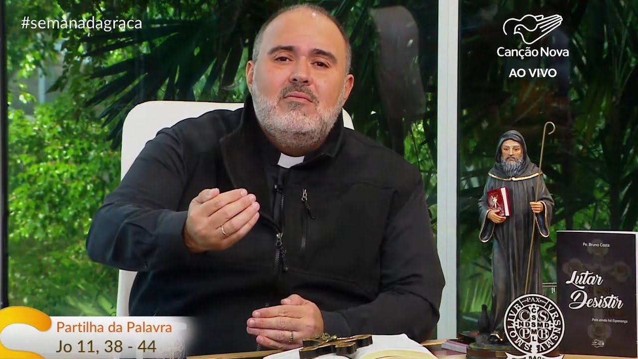 Programa Sorrindo Pra Vida, 14-07-2022, Meditação João 11, 38-44 com Padre Bruno