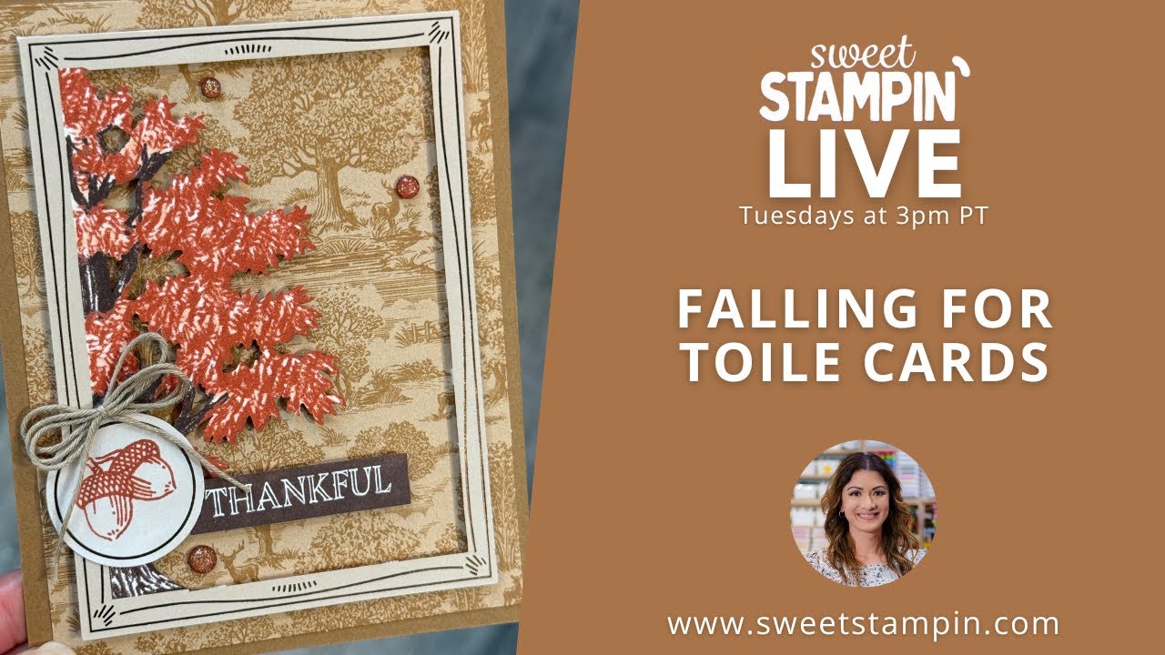 Pumpkin Playtime: Falling for Toile Edition | Sweet Stampin’ LIVE