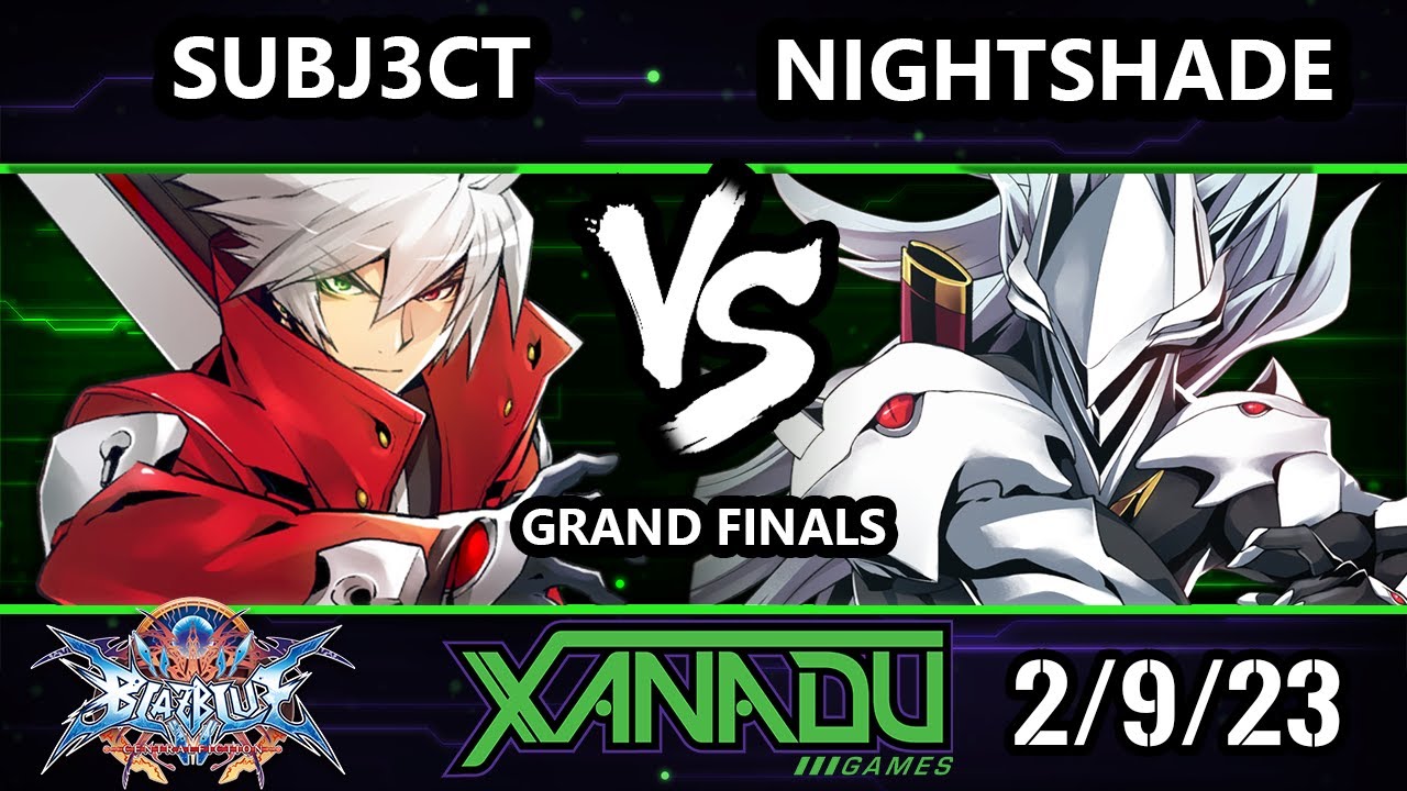 F@X 493 GRAND FINALS - SUBJ3CT (Ragna) Vs. Nightshade [L] (Hakumen) Blazblue: Central Fiction