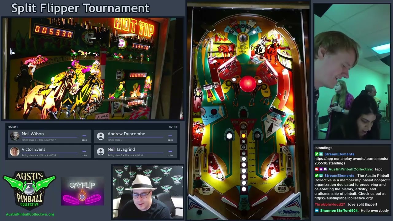 Split Flipper Tournament for Cayman's Birthday