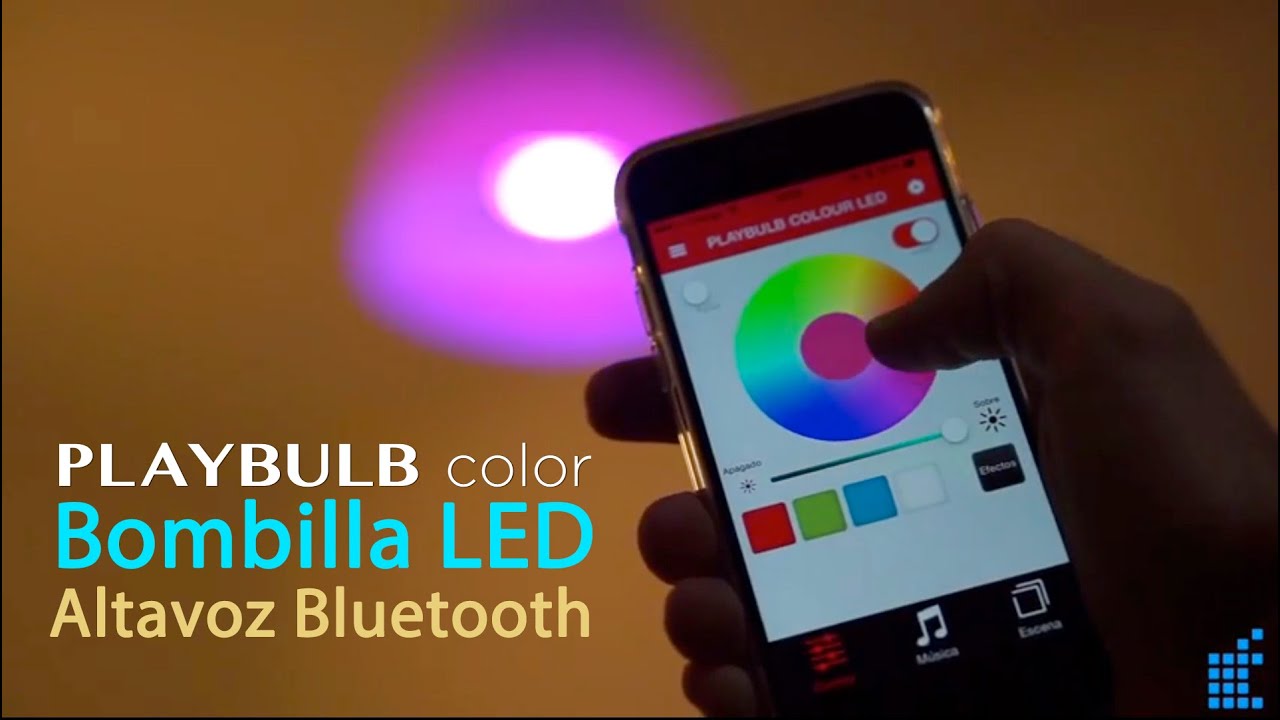 PLAYBULB Color, review de esta bombilla LED con altavoz Bluetooth