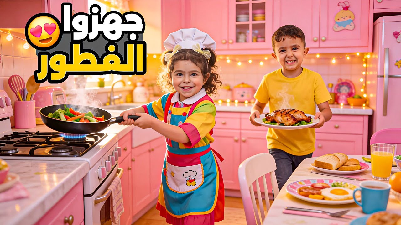 آدم وميلا جهزولنا آطيب إفطار😋🌙آدم صار يبكي مابدو يروح ع البيت😐#هبوش #فاميلي 