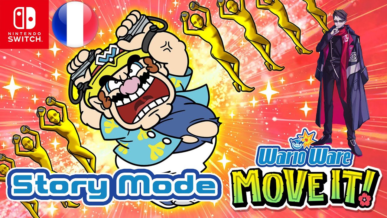 Gameplay FR : WarioWare Move It! (Story Mode) Nintendo Switch