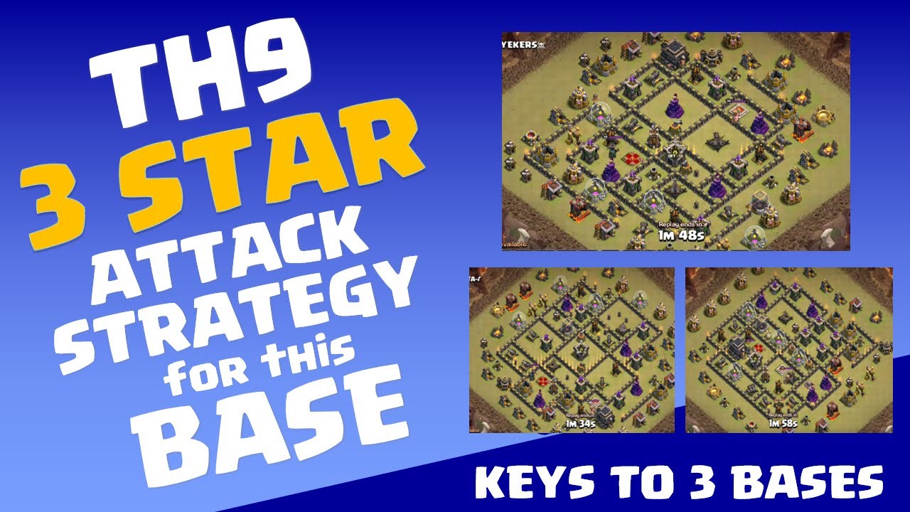 HOW TO 3 STAR TH9 WAR BASES II
