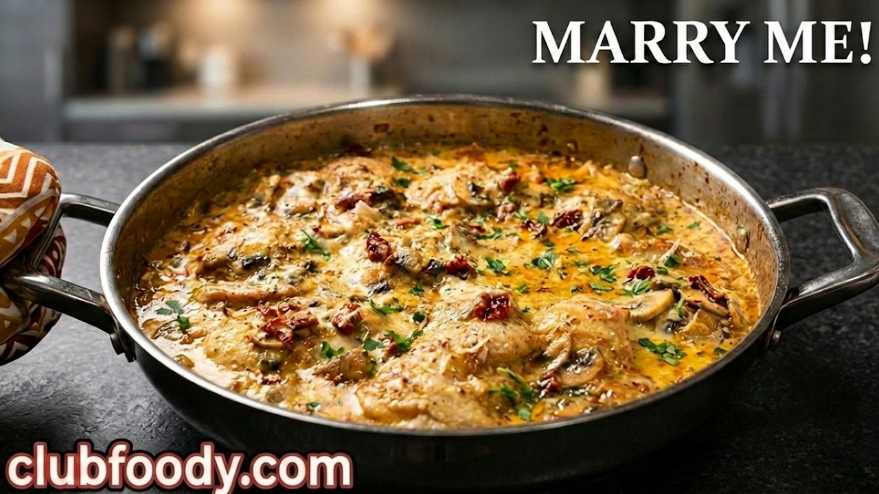Рецепт курицы «Marry Me» 🐓 • Ускоритель предложения руки и сердца!! 💍 — Эпизод 1002