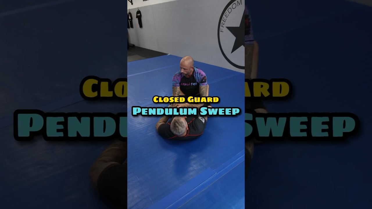 Маятниковый подсечка из закрытой гарды. #джиуджитсу #бджиджо