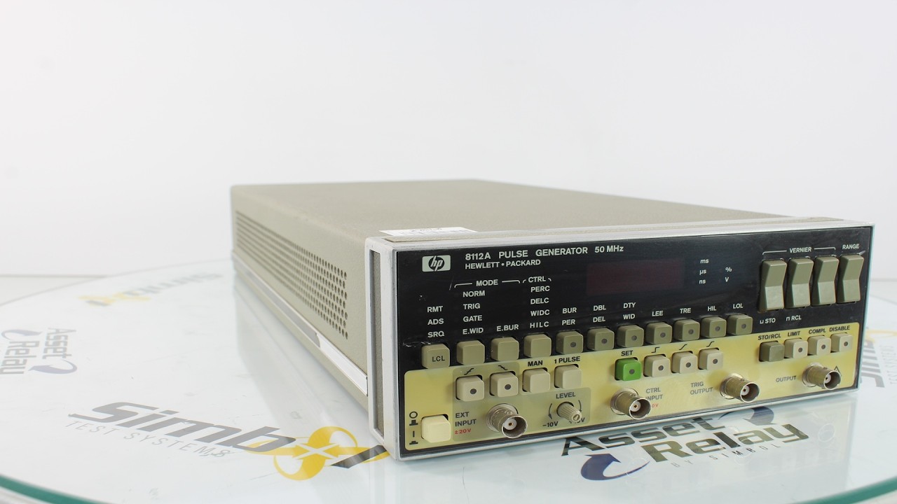 HP Agilent Keysight 8112A 50MHz Pulse Generator