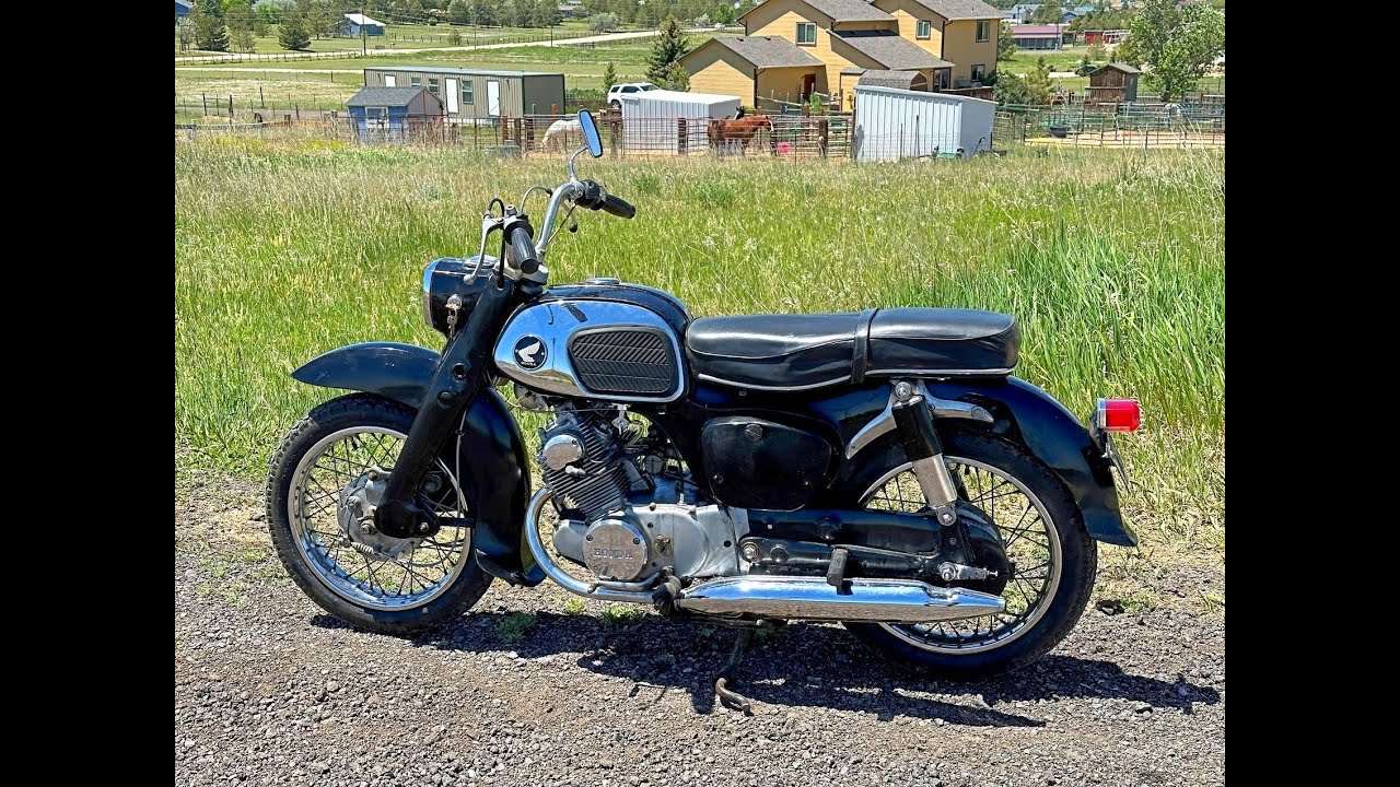 1966 Honda CA160 taken for a ride