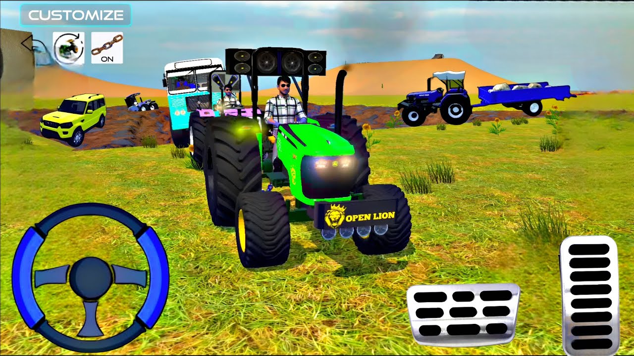 🔴Drive JCB and Uploading 🪨🏗Stone From Dumper🌋 Truck in Game #truck #jcb #tractor #dumper #games