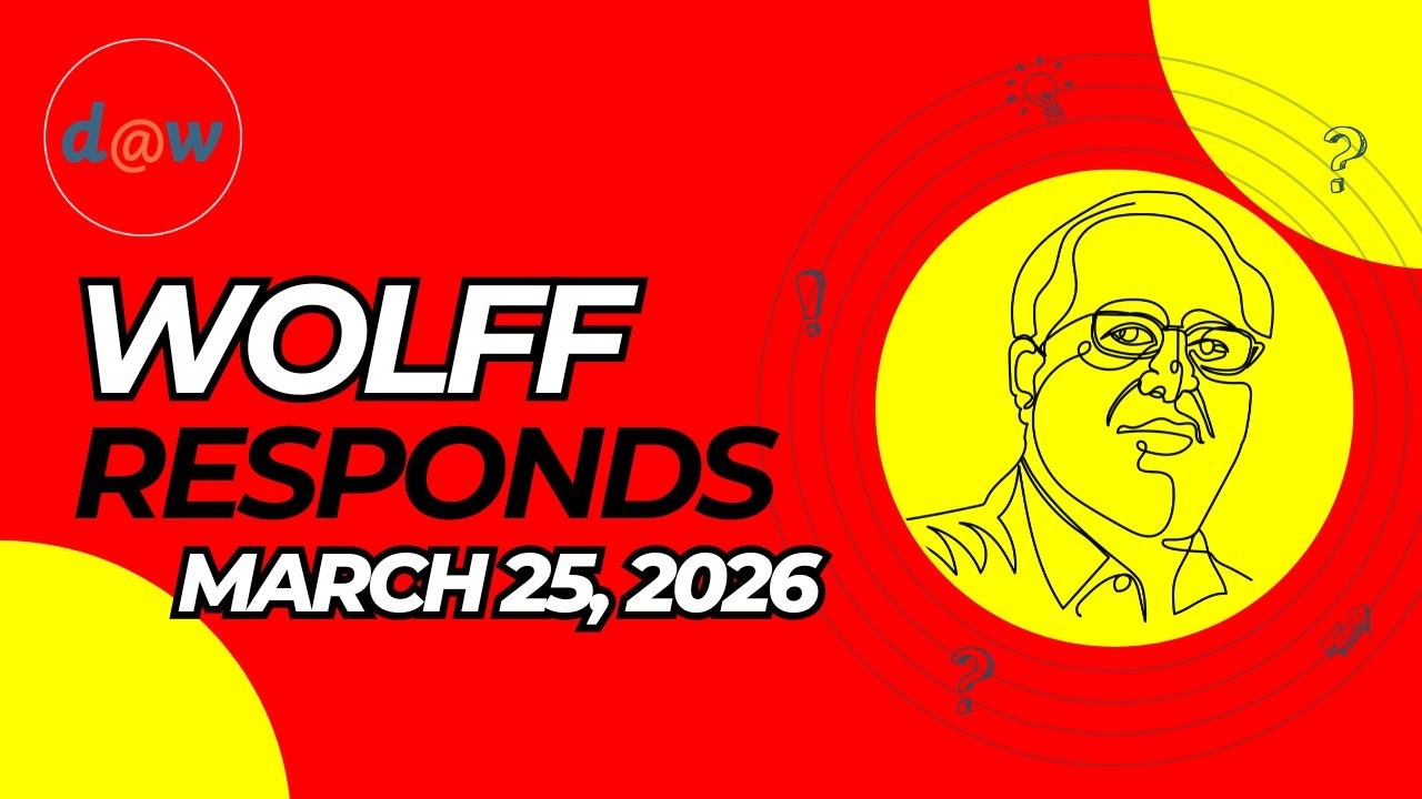 Вольф отвечает: &laquo;Как война против Ирана вредит нам&raquo;, статья от 25 марта 2026 года.