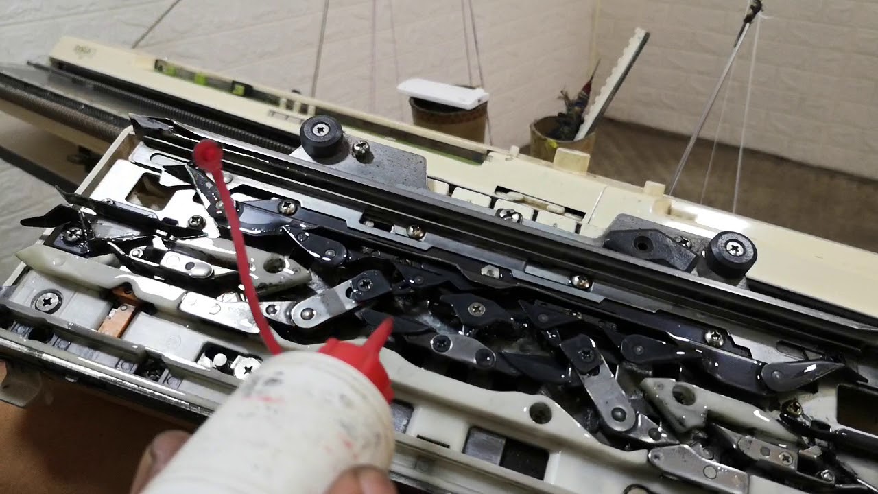 Como hacer el mantenimiento de la maquina de tejer