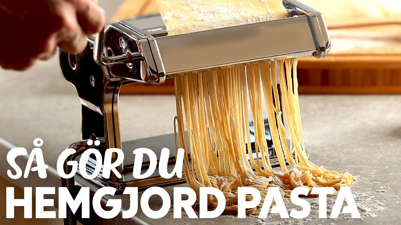 Hemgjord pasta - med och utan pastamaskin