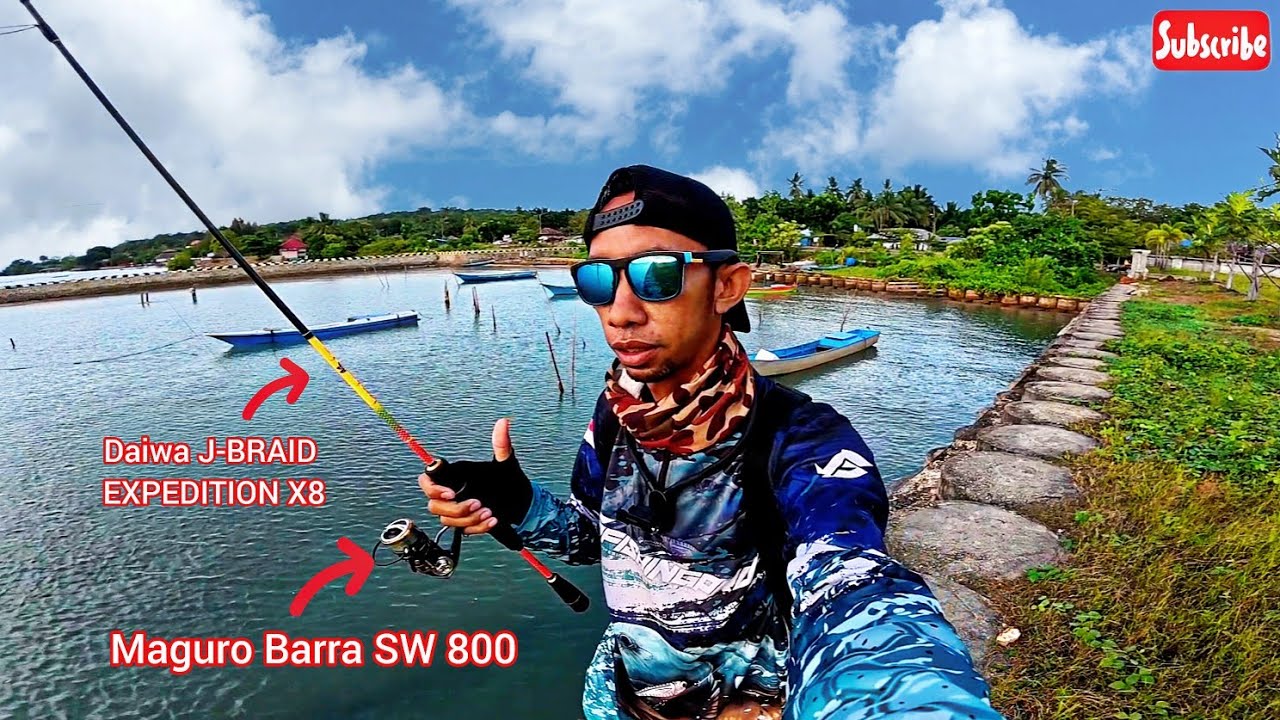 REEL TERBARU MAGURO BARRA SW 800/500 DAN PE DAIWA J-BRAID EXPEDITION LANGSUNG FULL STRIKE BRO 💯