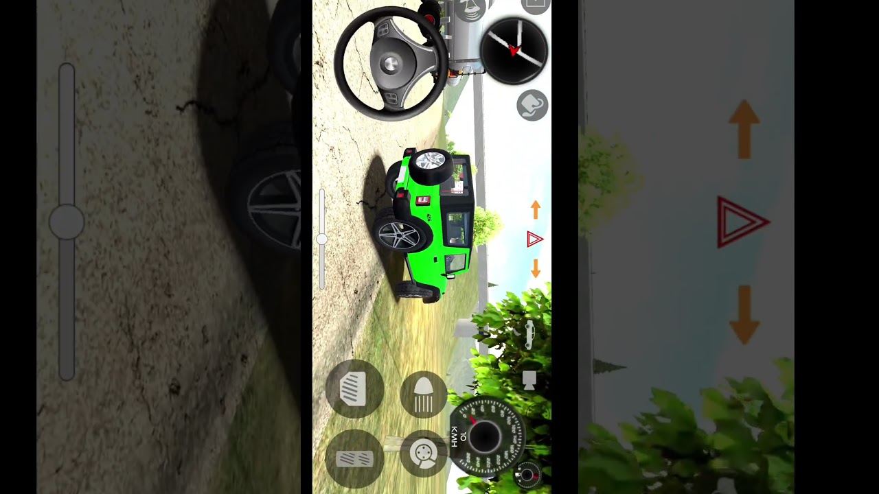 Modified Mahindra Thar 👿 new driving long jump challenge 🎯 Indian Cars Simulator 3D gadi wala games