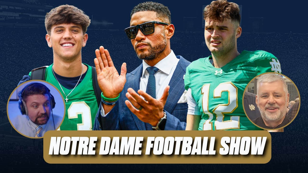 Notre Dame football show: Breaking down the battle for QB2, latest staff updates, MORE