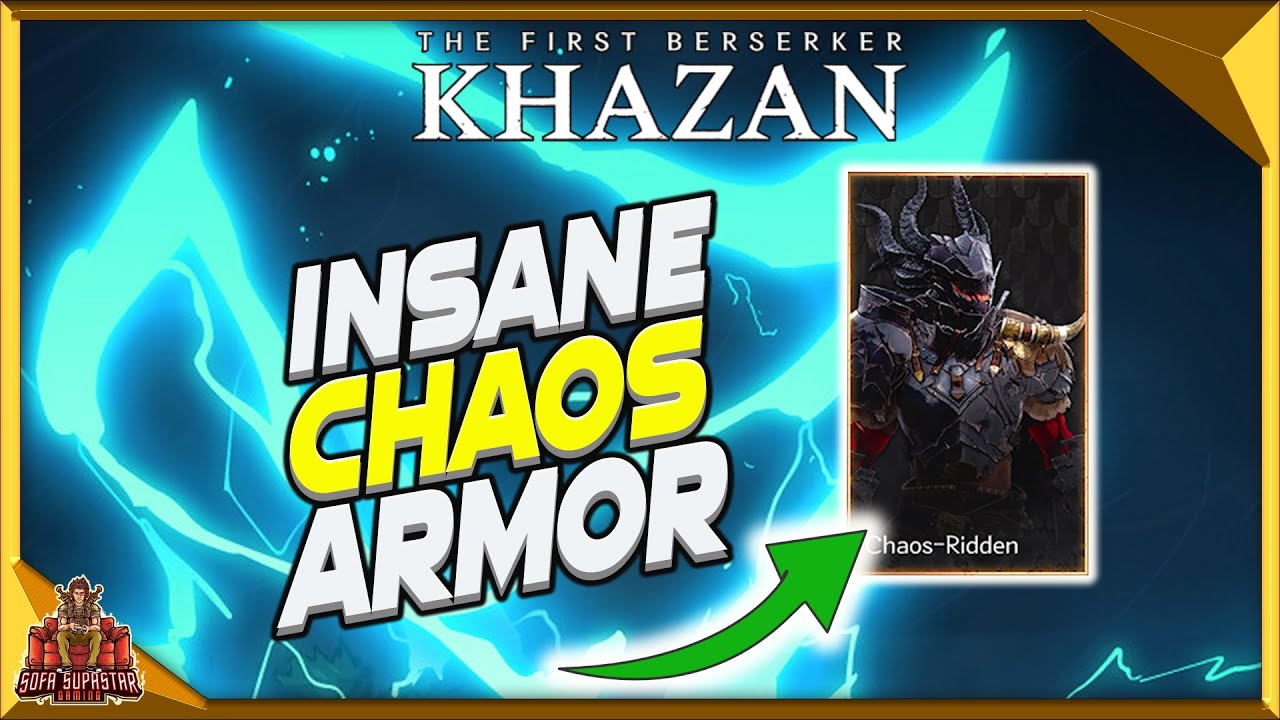 The First Berserker Khazan - This Greatsword Armor Set Is Insane - Chaos Ridden Scroll Location