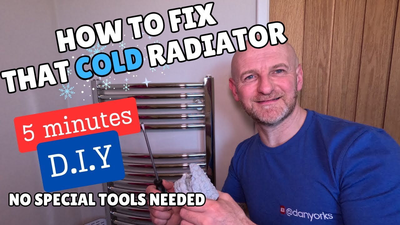 How To Fix a Cold Radiator Without Any Special Tools #diy #5minutes #danyorks