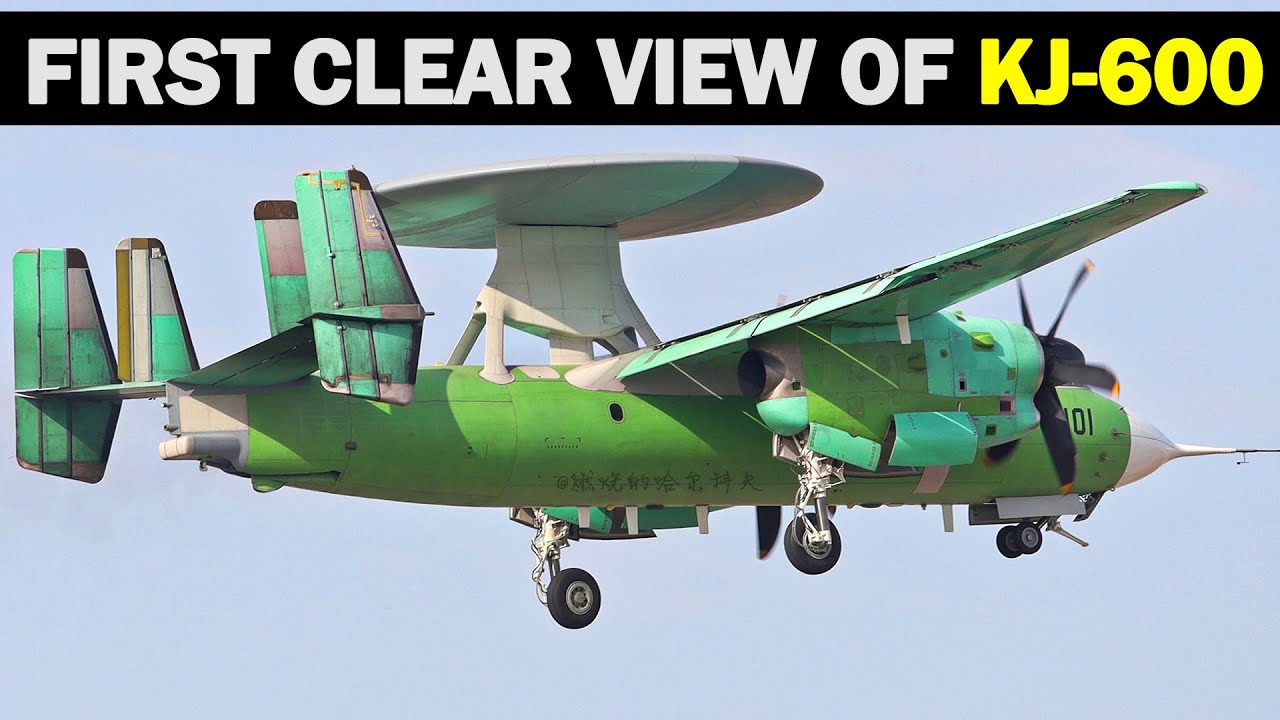 China&rsquo;s KJ-600 Carrier AEW Aircraft Resurfaces in Stunning High-Resolution Detail