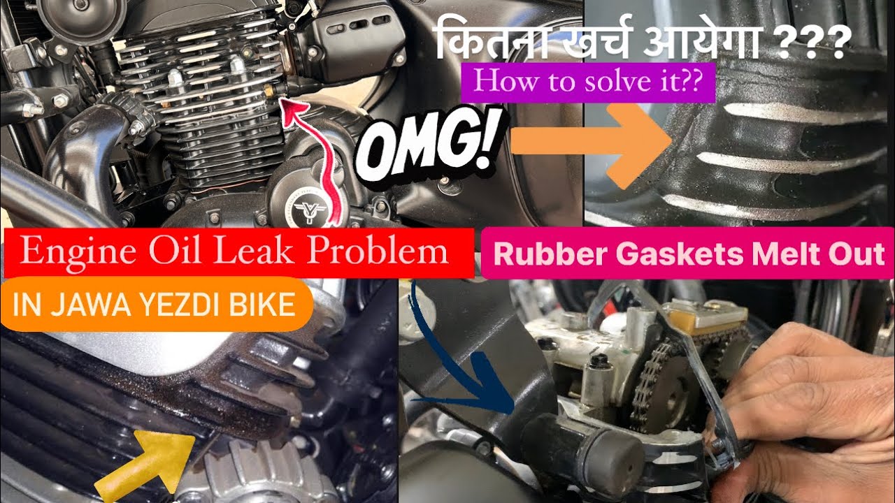 Engine Oil Leakage in Jawa /Yezdi Bike | Engine Oil Leak in Yezdi roadster | How to Solve it ?