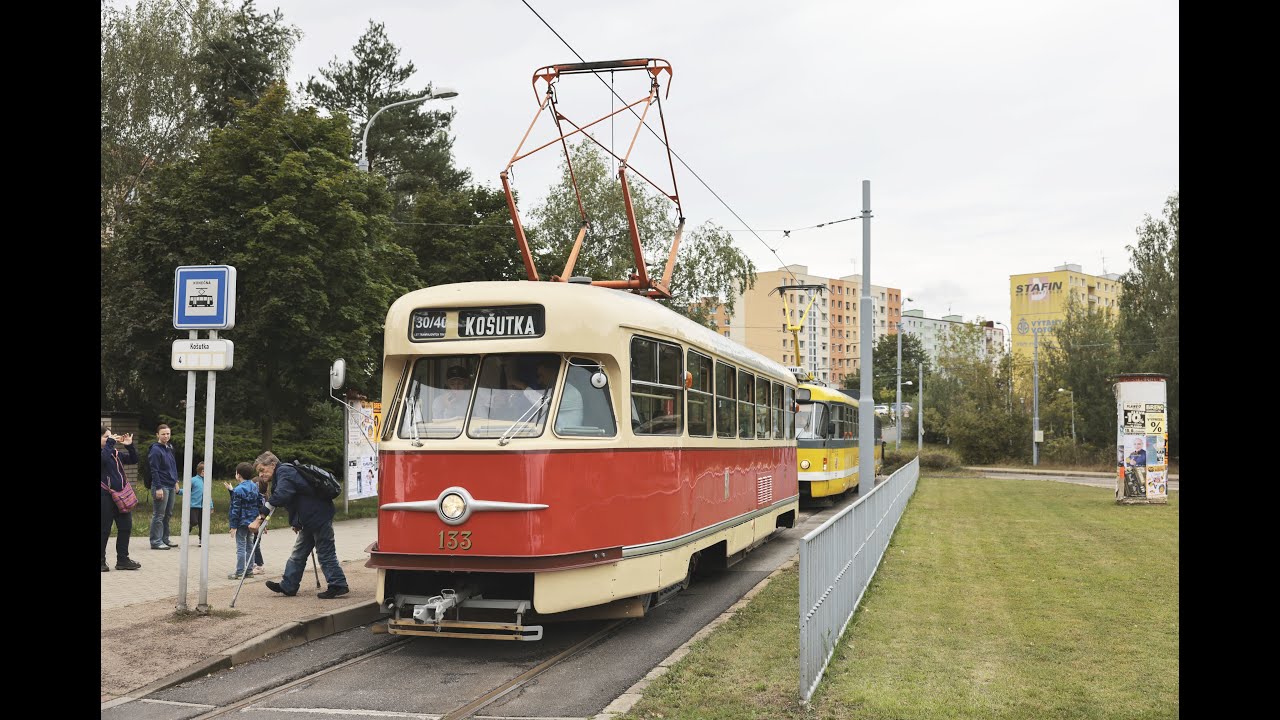 Plzeňské tramvaje T2 133 a T3 192 na jízdách do Bolevce a Košutky + Praha 3x T2 | 8K HDR