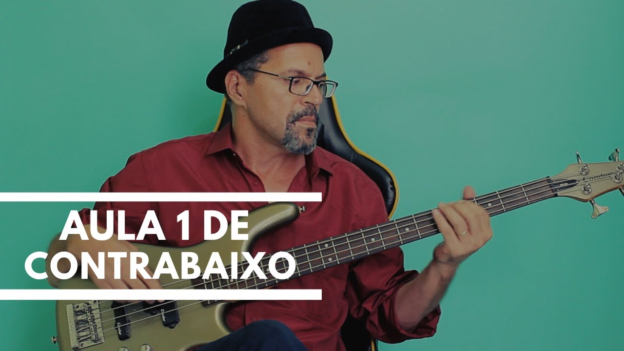 Aula 1 de Contrabaixo Iniciante  - Aula ao vivo e gratuita  | Primeiros Acordes