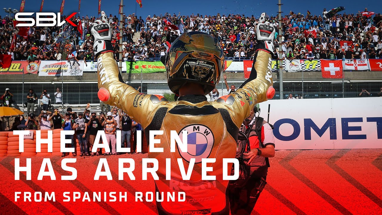 Razgatlioglu's unique Championship celebrations after 2024 glory 👑 | 2024 #SpanishWorldSBK 🇪🇸