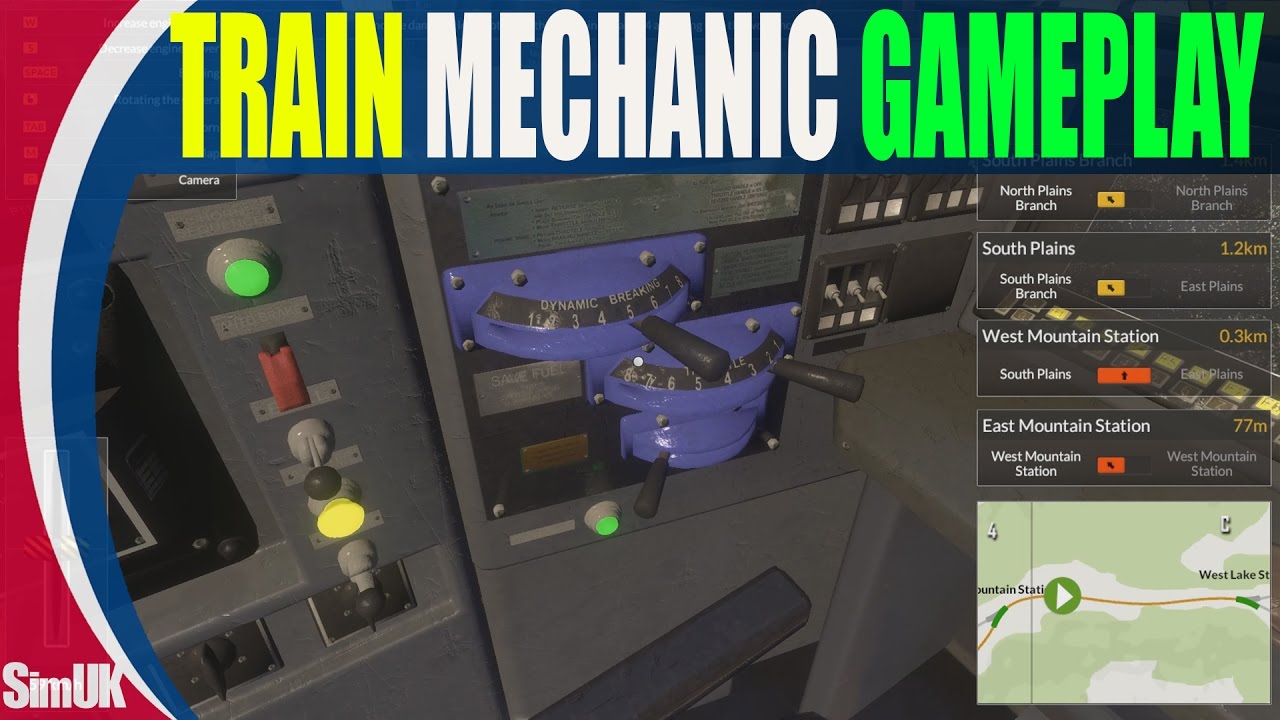 90 mins of Train Mechanic Simulator 2017 Gameplay (No Commentary)