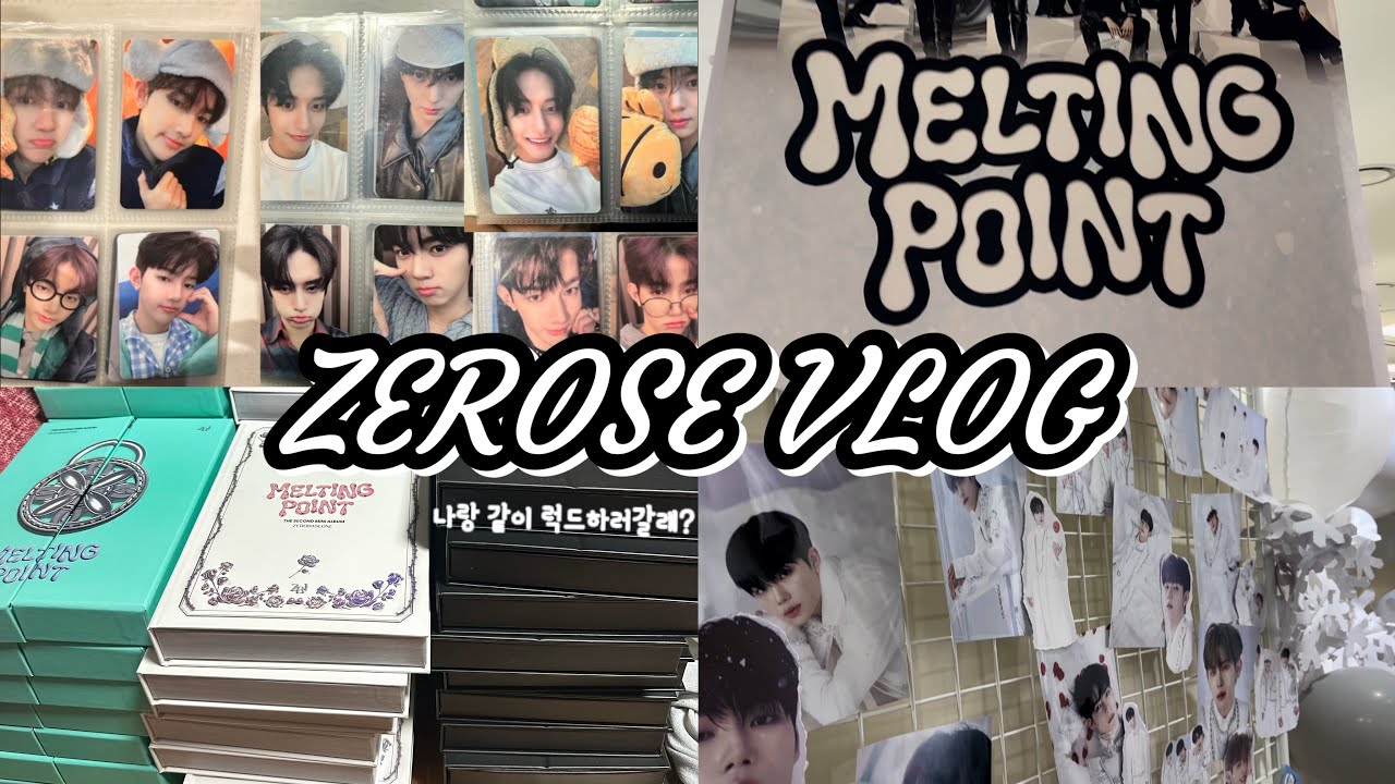 [ 제로즈 브이로그🌷] 럭드 폭탄 맞은 제로즈 럭드 브이로그!!! 나랑 같이 럭드하러갈래? | 애플뮤직 | 비트로드 | 럭키드로우 | 제로베이스원 CRUSH 많관부 🩵
