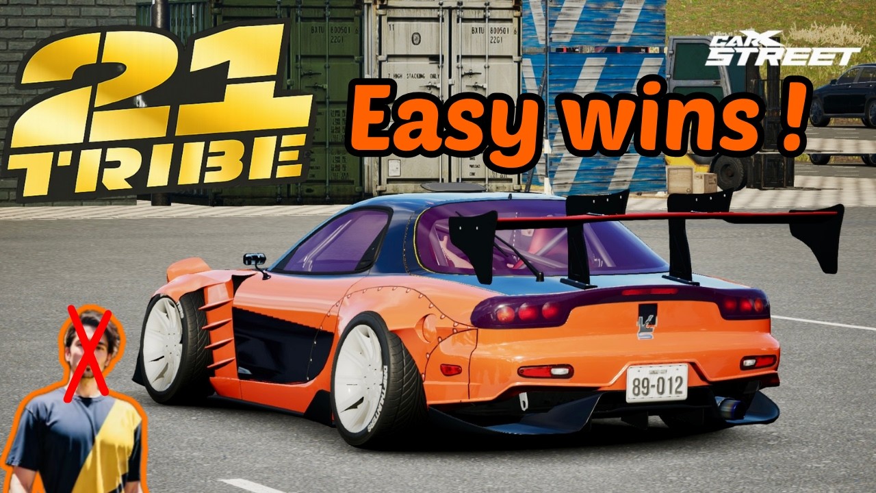 Mazda RX7 vs 21 Tribe Club Carx Street | Silver Build 🔥