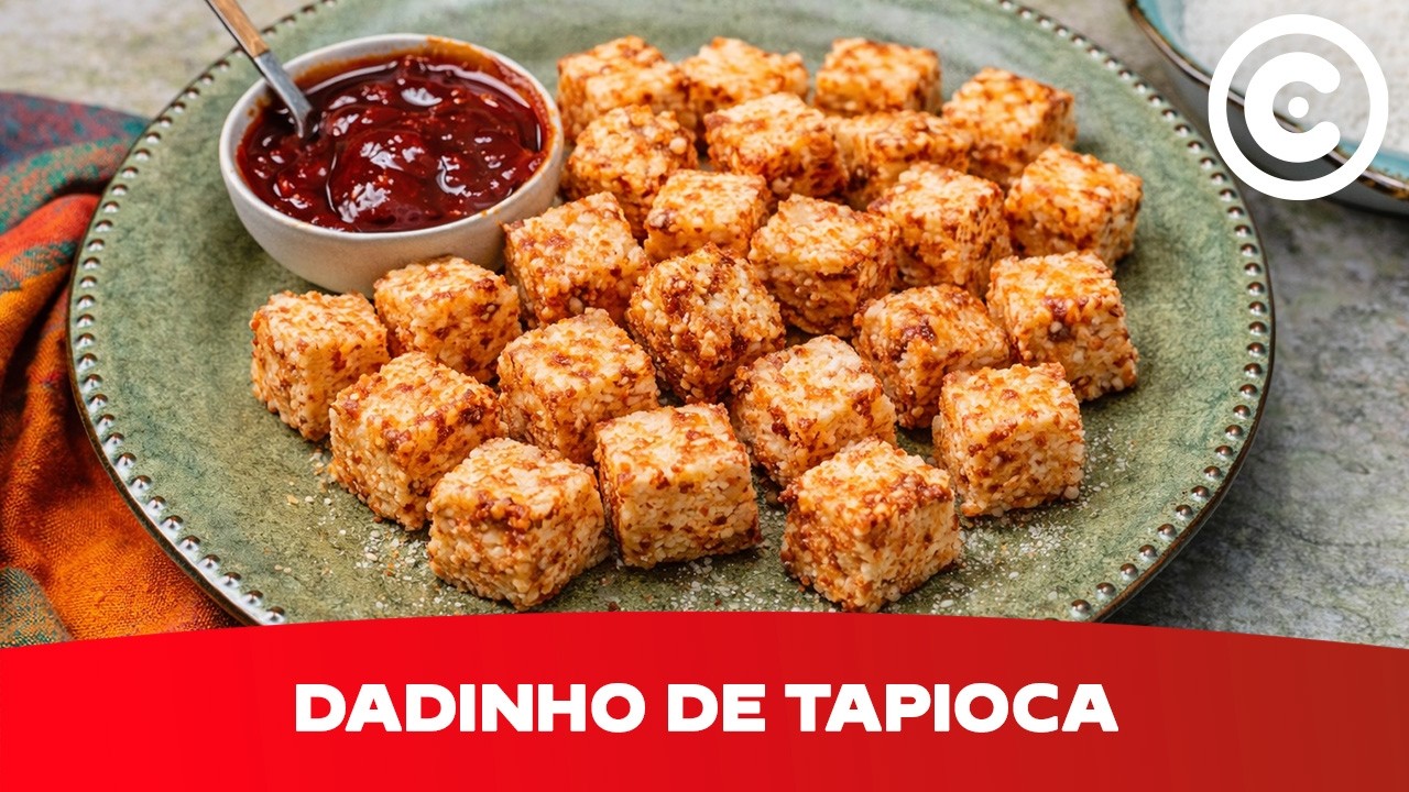 Dadinho de Tapioca: Entrada Crocante