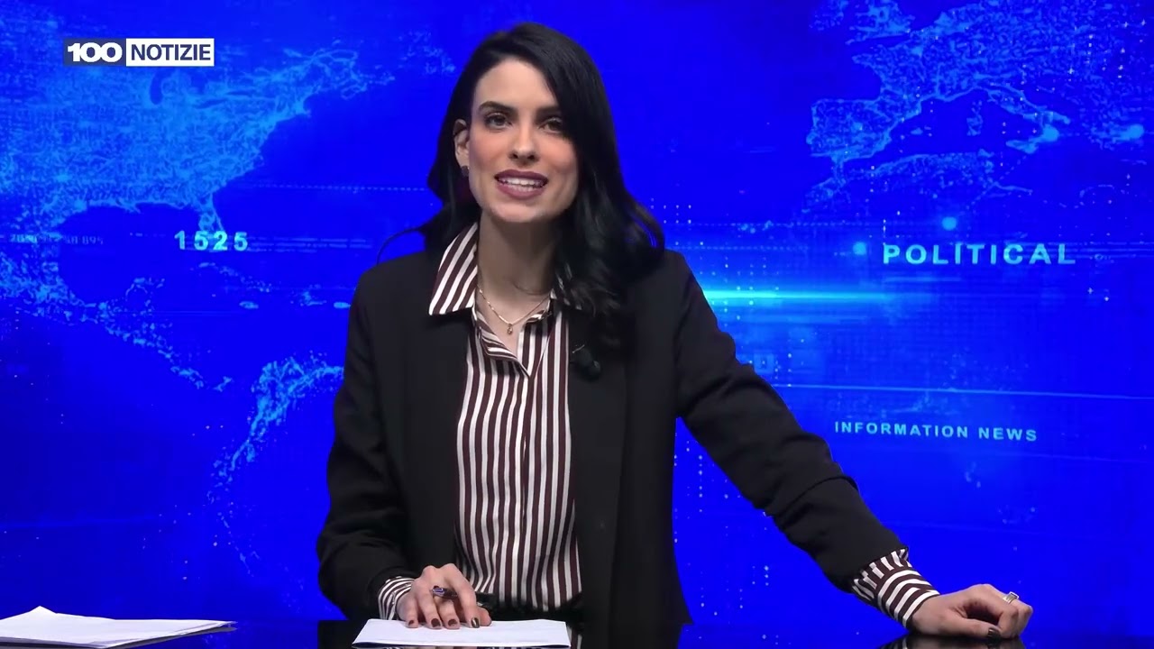 🔵LIVE ORA: TG 100 NOTIZIE 🔵 L’edizione serale con tutte le notizie l  condotta da Teresa Pichierri