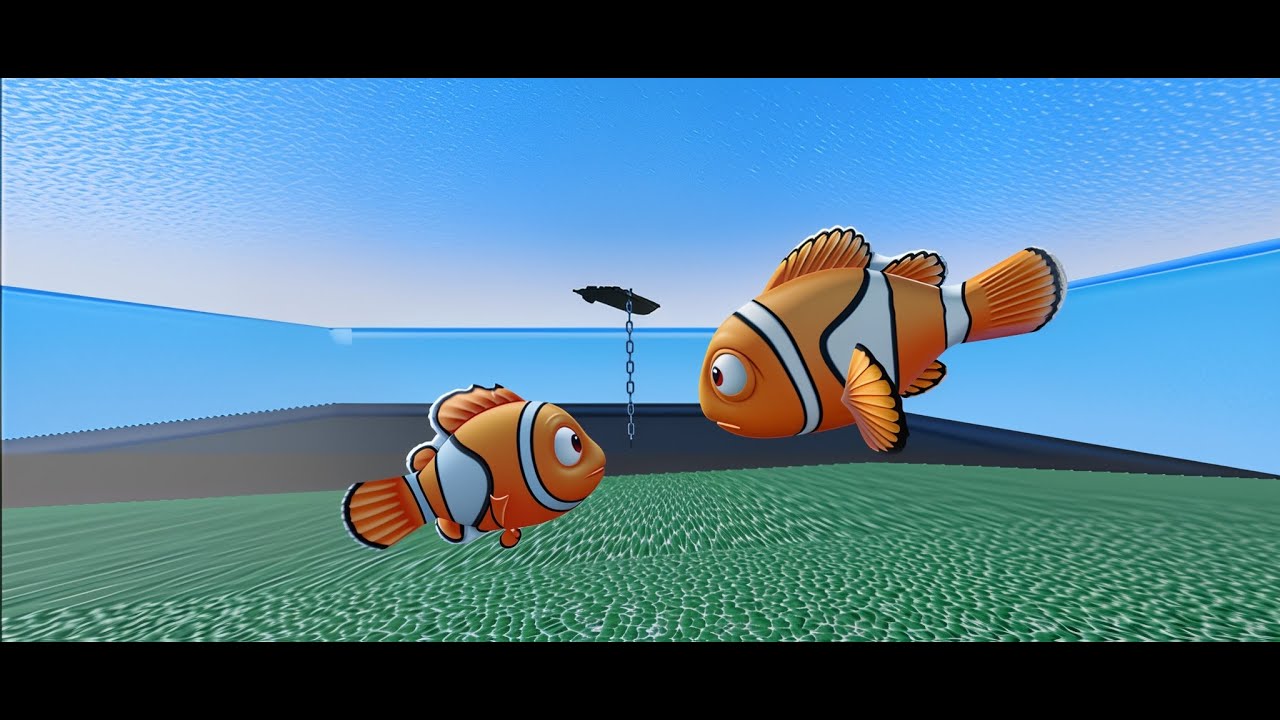 Finding Nemo Roblox - Nemo go to the Drop Of