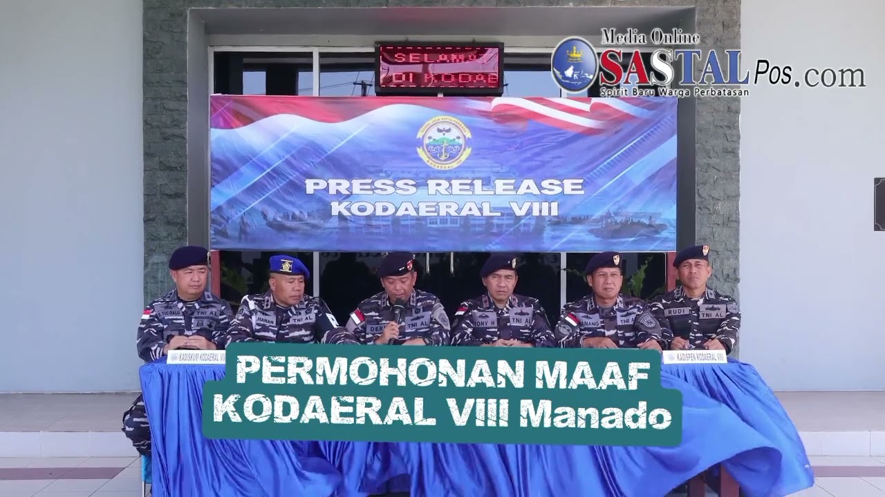 SASTAL TV - KODAERAL VIII MANADO MINTA MAAF ATAS KEJADIAN OKNUM TNI AL TALAUD 