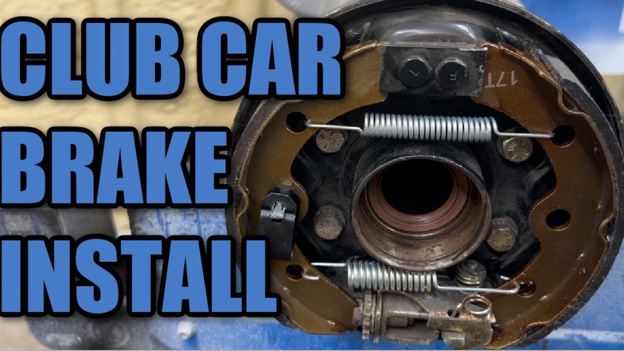 How To Install Brakes on a Club Car Precedent Golf Cart | Golf Cart Brakes Not Stopping