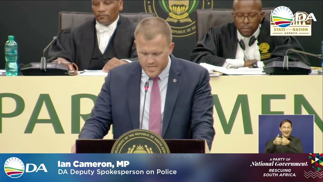 DA’s Ian Cameron call for the expansion of policing powers to competent provincial governments