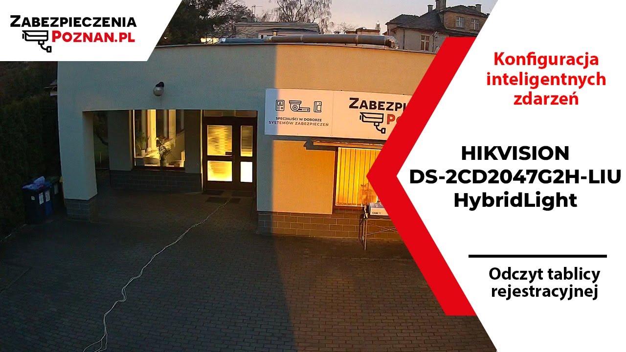 Kamera Hikvision DS-2CD2047G2H-LIU HybridLight - Inteligentne zdarzenia - konfiguracja, tablice rej
