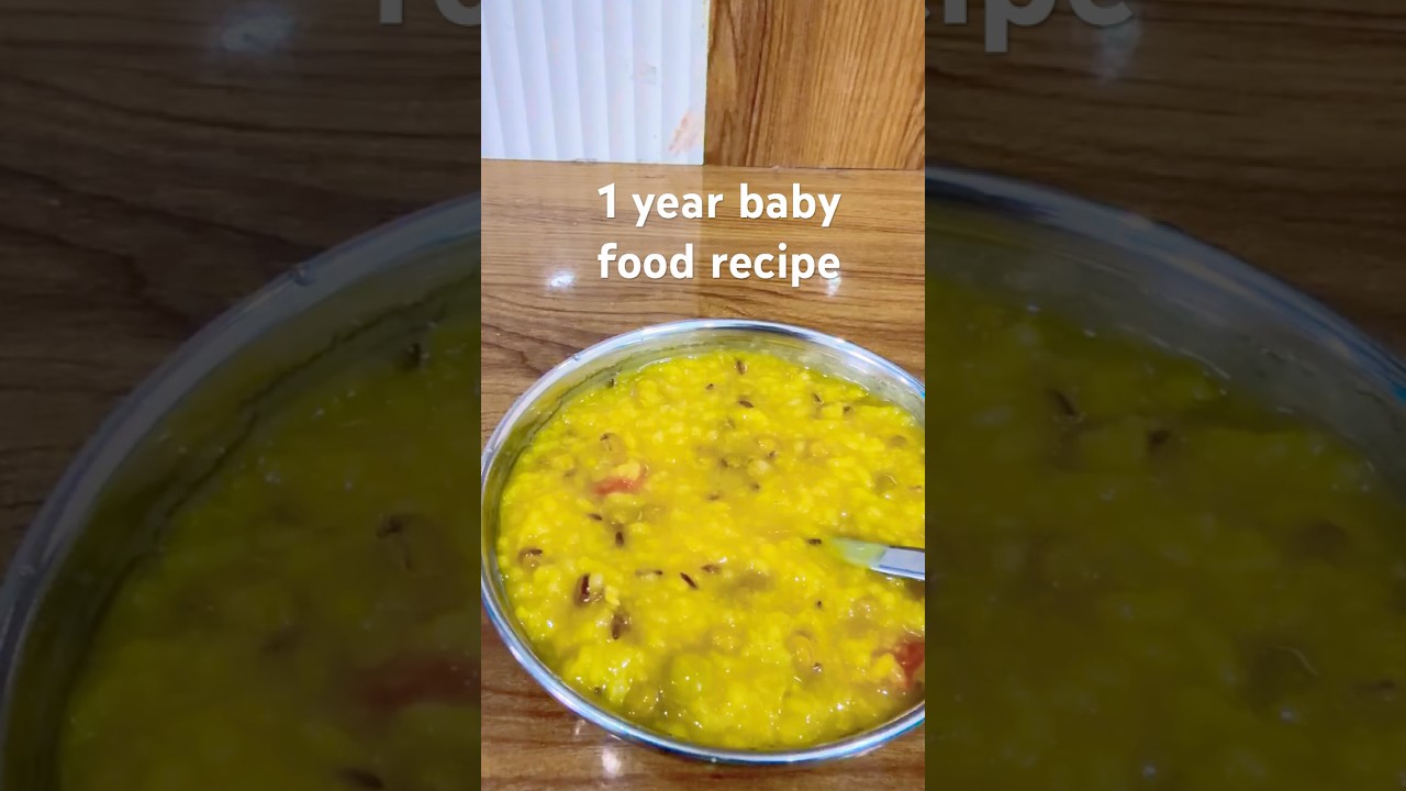 1 year baby food recipe 