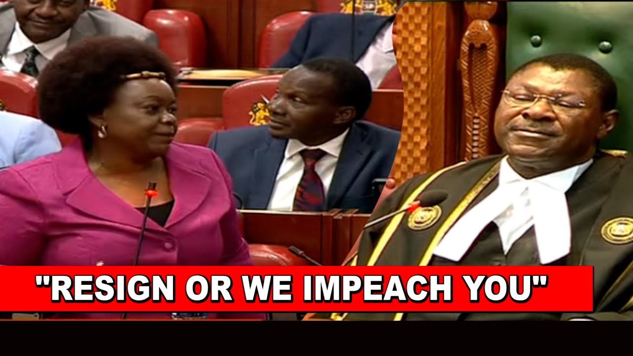 "RESIGN OR WE IMPEACH YOU!" Listen to what MP Millie Odhiambo told Speaker Wetangula face to face!🔥