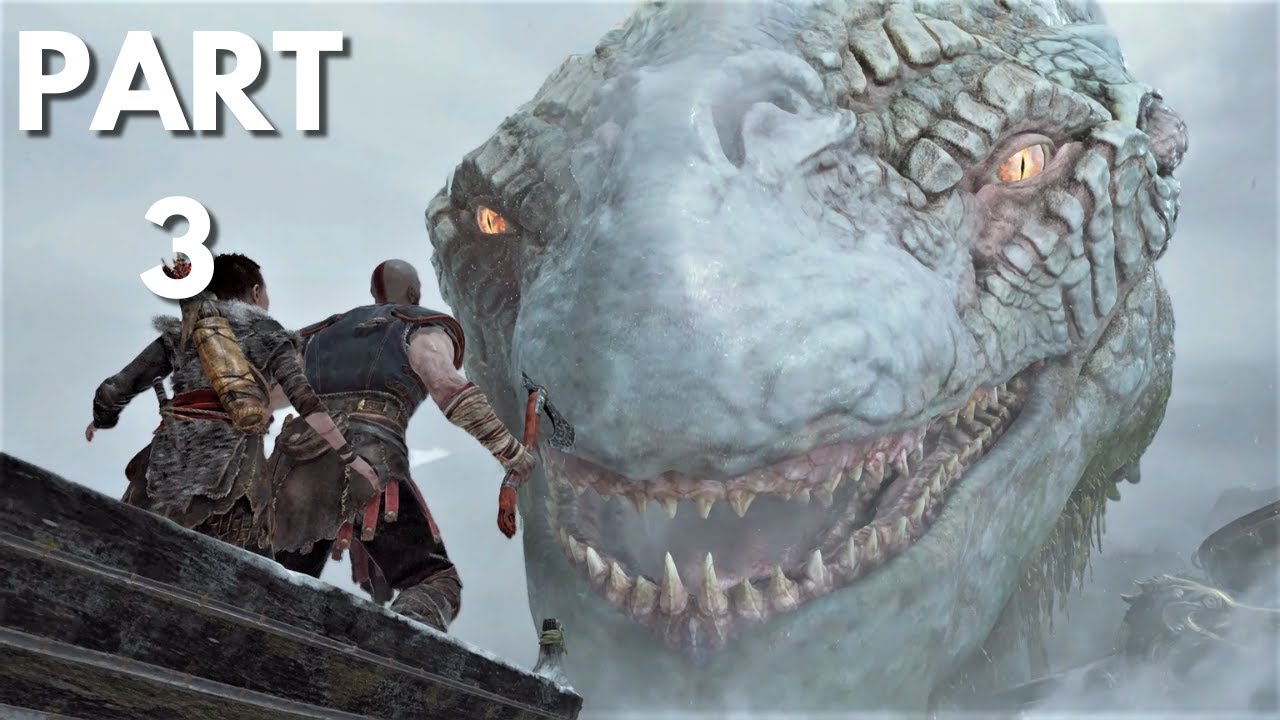 God of War - Part 3 PC Gameplay Walkthrough - Troll Hunt with Atreus