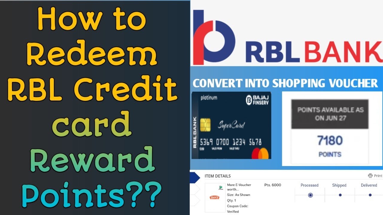 How to Redeem Bajaj Finserv RBL Credit Card Reward Points || RBL Super Card Points Redeem Process