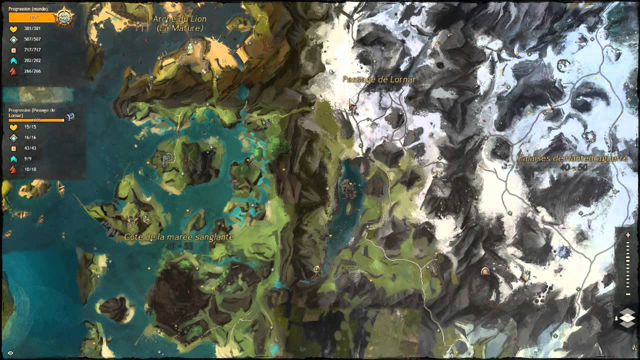 Guild Wars 2 - Plongeon/Dive - Cimefroide/Shiverpeak Mountains - Diving Goggles