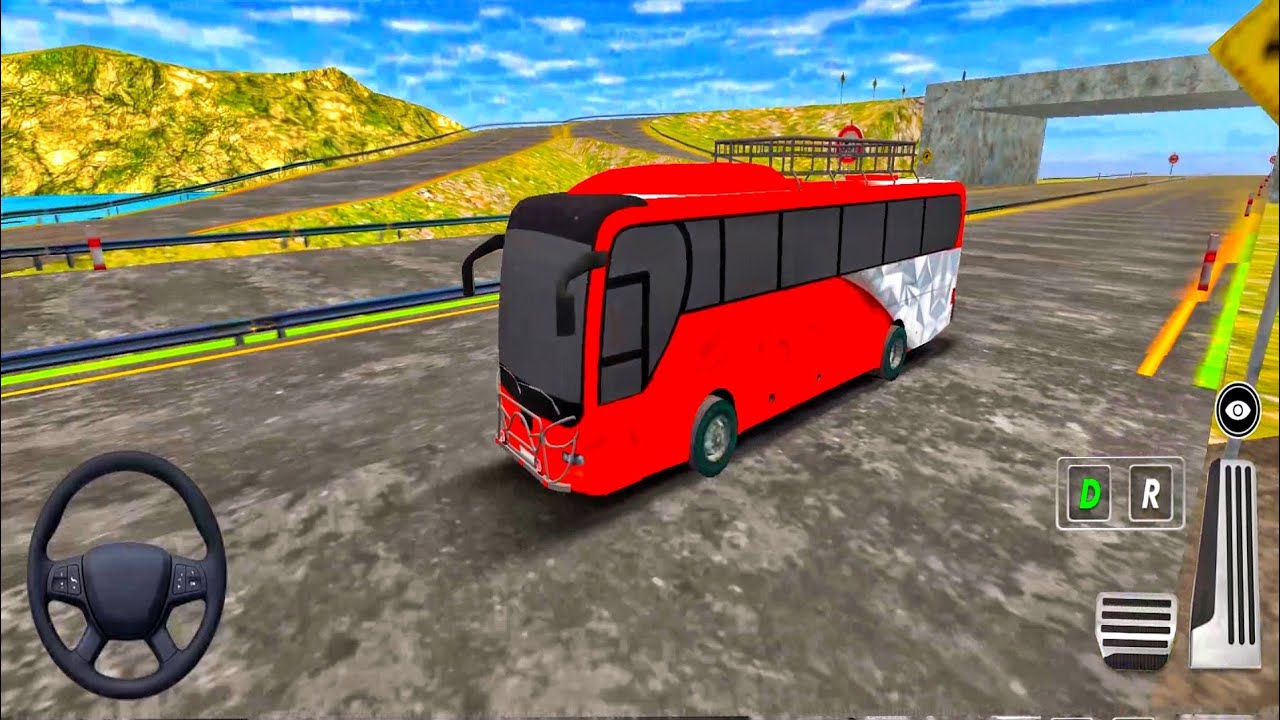 New coach Smooth Bus Driving Gameplay | American Bus Simulator 