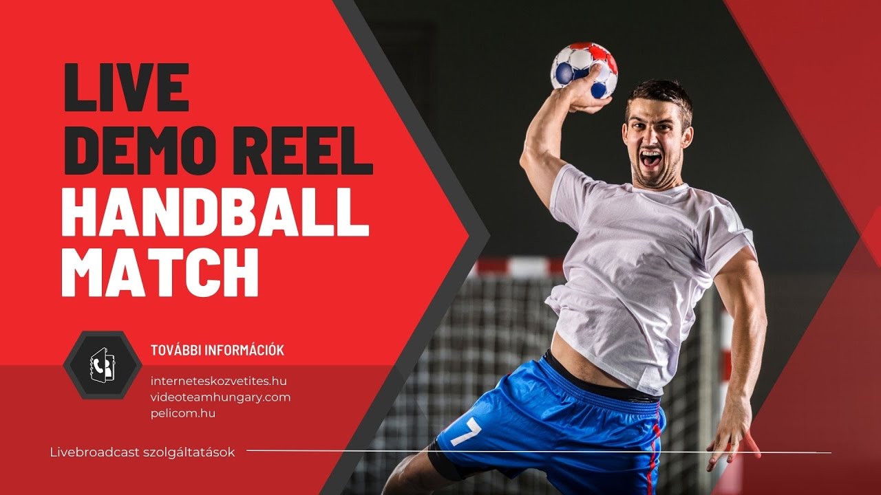 LIVE Demo Reel - Handball Cup LIVE demo reel | 5 cams, replay, highlights video, interviews