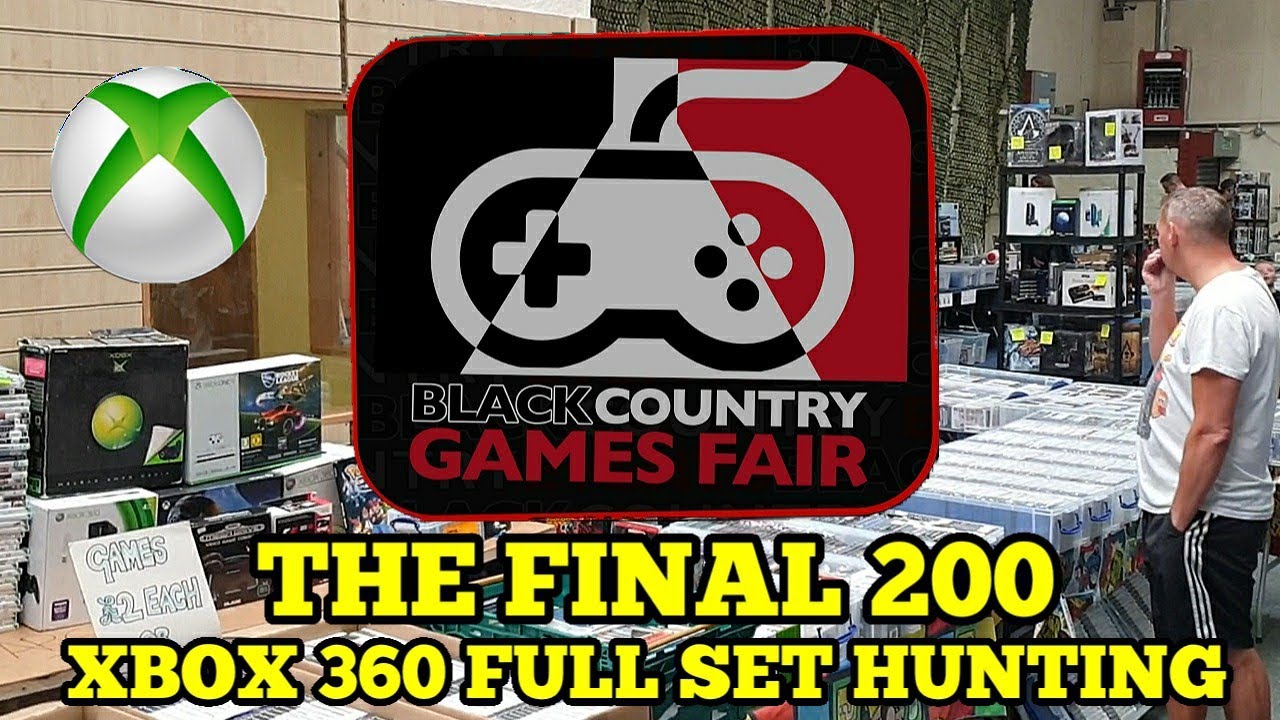 The 2nd Black country games fair.... my 1st! The final 200! Xbox 360 full set hunting!