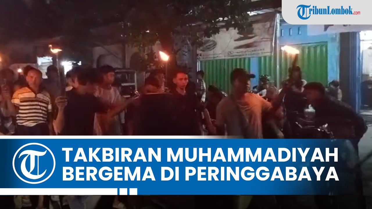 Gema Takbir Terdengar di Lotim, Warga Muhammadiyah Peringgabaya Tetap Jaga Toleransi Antarumat