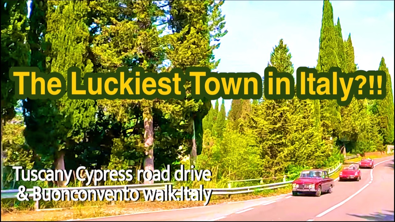 The Luckiest Town in Italy? | Discover Buonconvento 4K tour. The most beautiful villages of Italy!