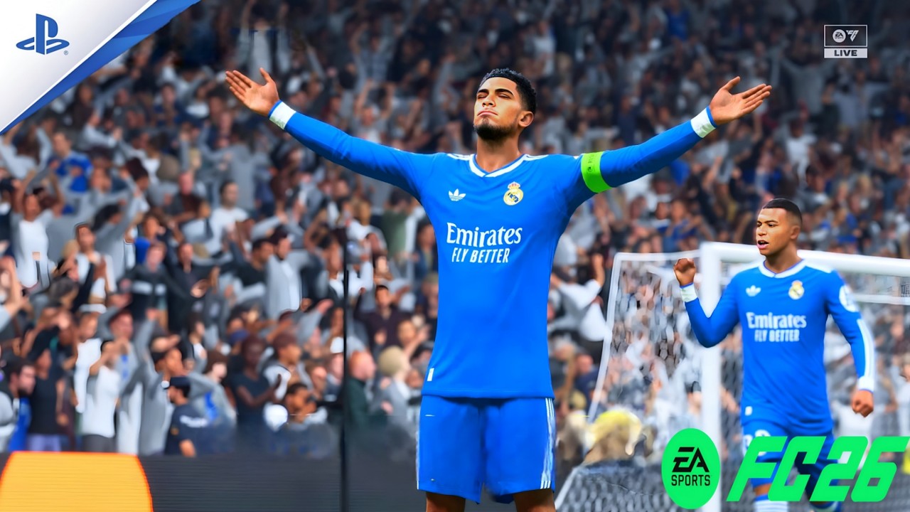 دوري أبطال أوروبا / ريال مدريد VS موناكو / أي إيه أف سي 26 - بلايستيشن 5 | EA SPORTS FC 26 PS5 