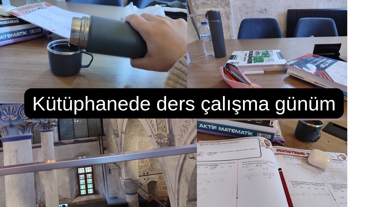 Kütüphane de iki günüm & ders çalışma günlerim & kpss2026 